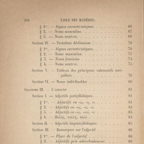 22 x 14 εκ. 2 σ. χ.α. + [XXXII] σ. + 262 σ. + 4 σ. χ.α., όπου στο φ. 1 κτητορική σφραγίδα 